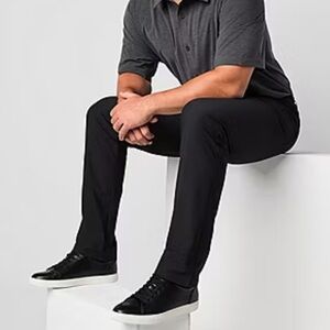 Stylus Chino Mens Straight Fit Flat Front Dress Pants